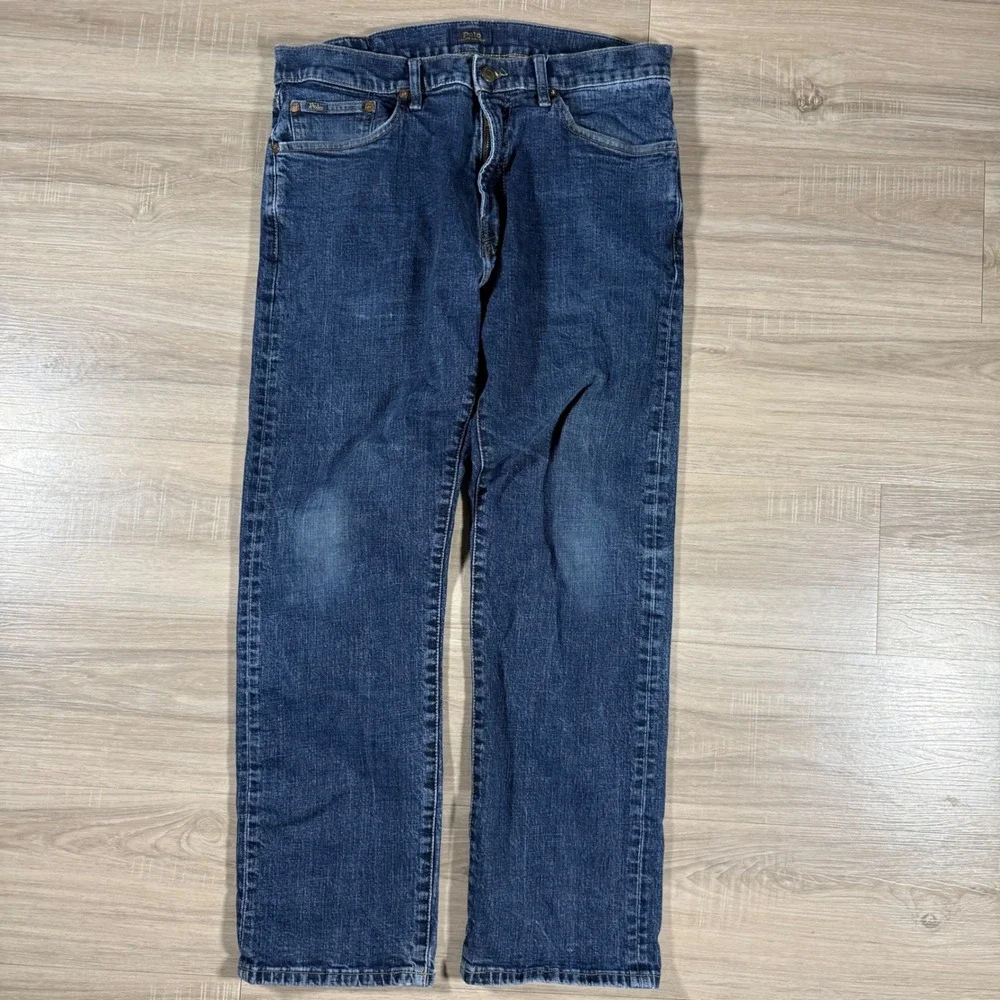 Polo Ralph Lauren The Classic Fit Jeans Dark Wash Denim‎ Mens Size 33x32